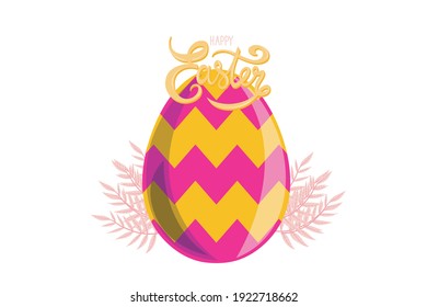 Diseño de vectores de huevos de iconos de Pascua