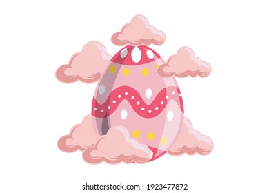 Easter Icon Egg Vector Design