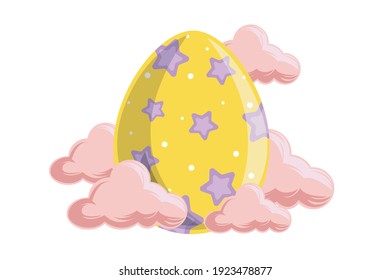 Easter Icon Egg Vector Design
