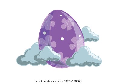 Easter Icon Egg Vector Design