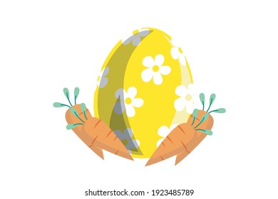Easter Icon Egg Vector Design