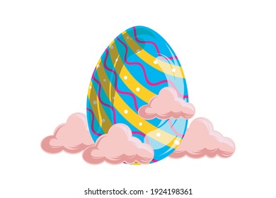 Easter Icon Egg Vector Design