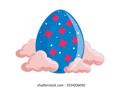 Easter Icon Egg Vector Design