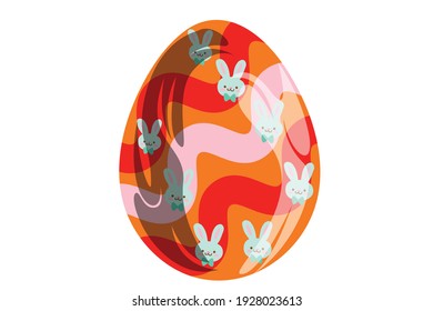 Easter Icon Egg Vector Design