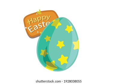 Easter Icon Egg Vector Design