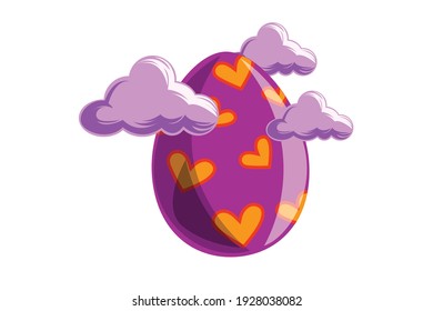 Easter Icon Egg Vector Design