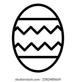 Easter icon illustration in line style. Perfect for website mobile app presentation. Suitable for any user interface and user experience