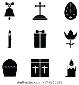 easter icon set