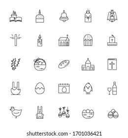 Icono de Pascua sobre blanco