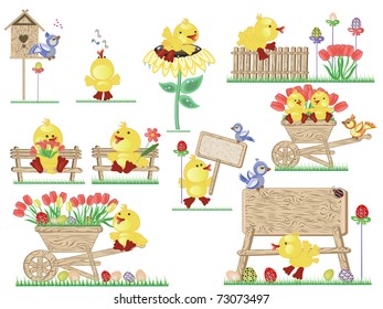 Easter icons ,ducklings