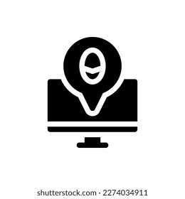 Easter Icons, Glyph, Holiday, Xmas, Present, Christmas, Religion, Flat Icon Logo Illustration Vector Isolated. Suitable for Web Design, Logo, App.