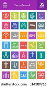 Easter Iconset. Can also be used for observances and holidays. Suitable for web apps, mobile apps and print media.