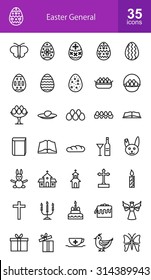 Easter Iconset. Can also be used for observances and holidays. Suitable for web apps, mobile apps and print media.