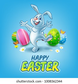 easter illustration banner