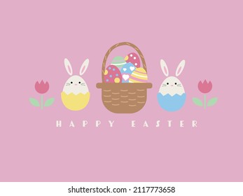 Cartas ilustrativas de Pascua, fondo, afiches.