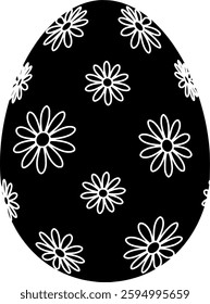 easter illustration day silhouette daisy logo chicken icon spring outline rabbit celebration happy bird flower animal egg decoration bunny shape for vector graphic background