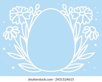 Easter Illustration Poster Background Wallpaper vector