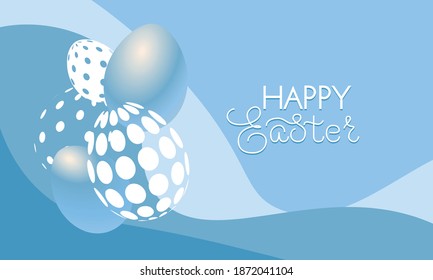 Ostergrafik. Vektorblumen und Eier. Geeignet für die Gestaltung von Osterkarten, Geschenken, Flyern, Bannern