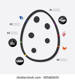 easter infographic