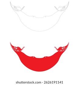 Easter Island Flag Vector Illustration