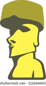 Easter island statue. famous Landmark of the world series, Famous scenic spot