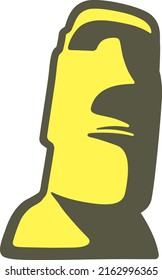 Easter island statue. famous Landmark of the world series, Famous scenic spot