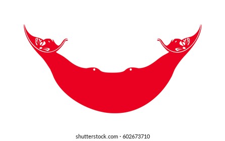Easter Islands Flag Vector