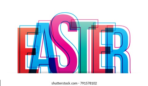 Easter Isolated Word Vector