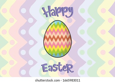 Easter Kawai Bunny Illustration Character