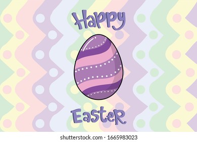 Easter Kawai Bunny Illustration Character