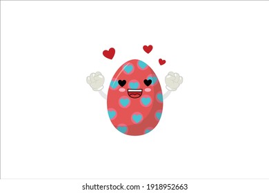 Easter Kawaii Cute Egg Love
