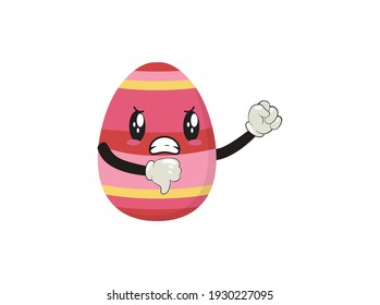 Easter Kawaii Egg Pink Cute Vector