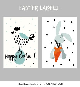 easter label