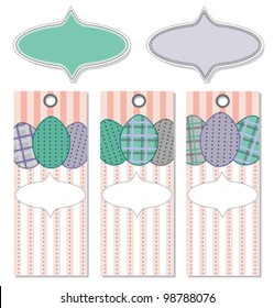 easter label and tags set