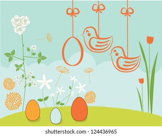 Easter landscape