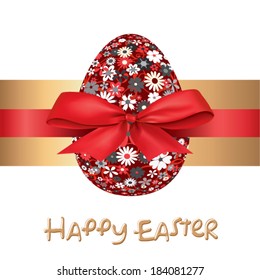 Easter leaflet card design