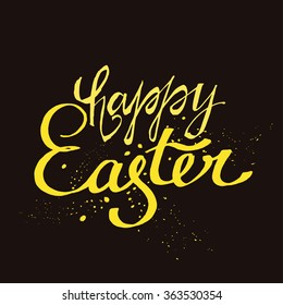 Easter Lettering vector