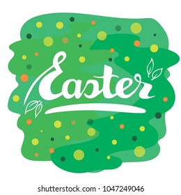 Easter lettering, vector image for sale, greetings, banner or discount