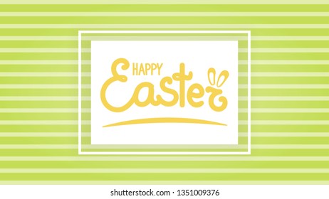 Easter letters isolated on white background on bright simple background