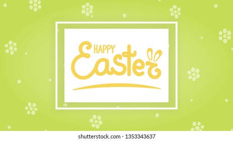 Easter letters isolated on white background on bright simple background
