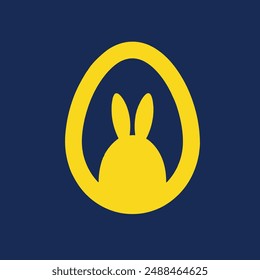 Easter logo, pascuas, egg, bunny, rabbit