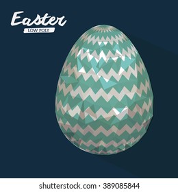 easter low poly design 