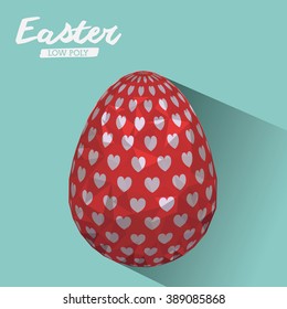 easter low poly design 