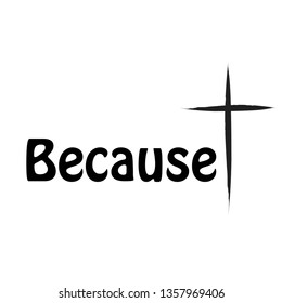 Easter Message, typography design for print or use as poster, flyer or T shirt