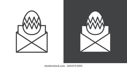 easter messege icon symbol illustration logo