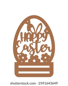 Easter money clip Laser Cut Template for Cutting machine.