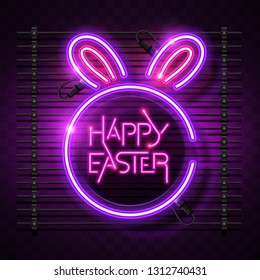 Easter neon design