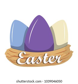 Easter Nest, Easter Eggs, Easter, Greeting
