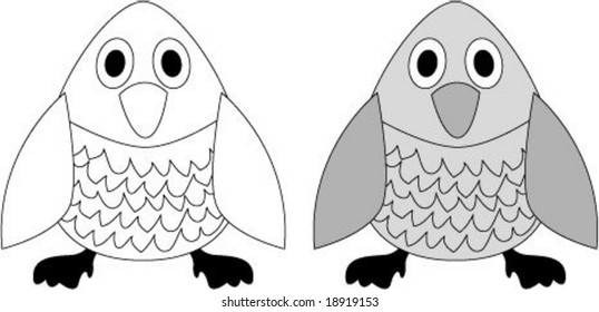 Easter owl egg