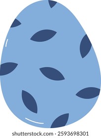 Easter Painted Egg Vector Illustration